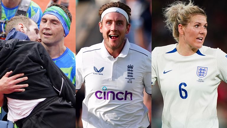 Kevin Sinfield, Rob Burrow, Stuart Broad and Millie Bright are recognised on the New Year Honours list