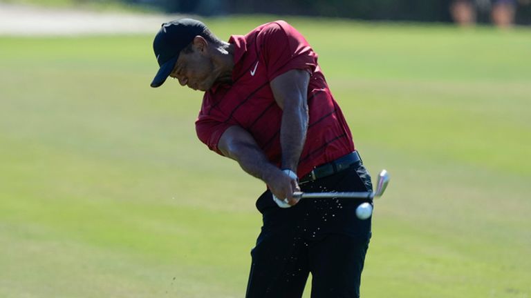 Tiger Woods admitted to being "rusty" ahead of his competitive comeback 