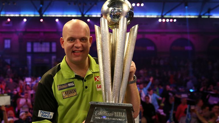 Michael van Gerwen was last crowned world darts champion in 2019