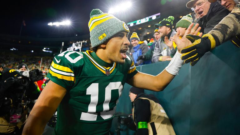 Jeff Reinebold describes the Packers' win over the Chiefs as a 'magical night' and hails the performances of quarterback Jordan Love.