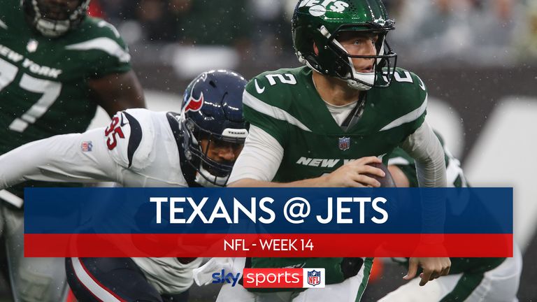 Highlights of the Houston Texans' clash with the New York Jets in Week 14 of the NFL.