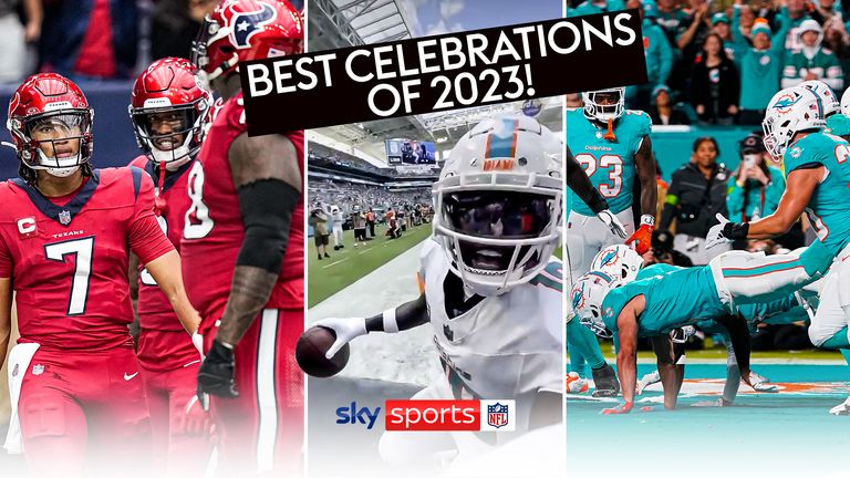 A look at some of the best celebrations from the 2023 NFL season so far