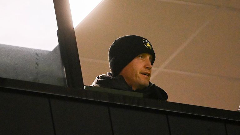 La Rochelle head coach Ronan O'Gara could only watch on due to a suspension 