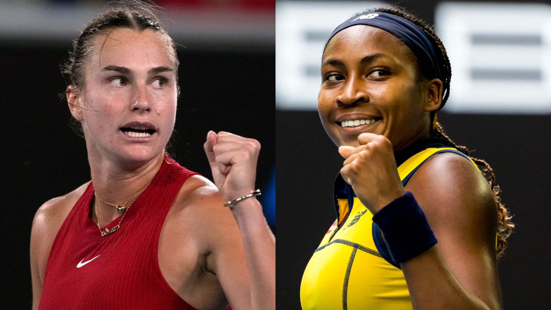 Sabalenka and Gauff in action at Indian Wells tonight on Sky