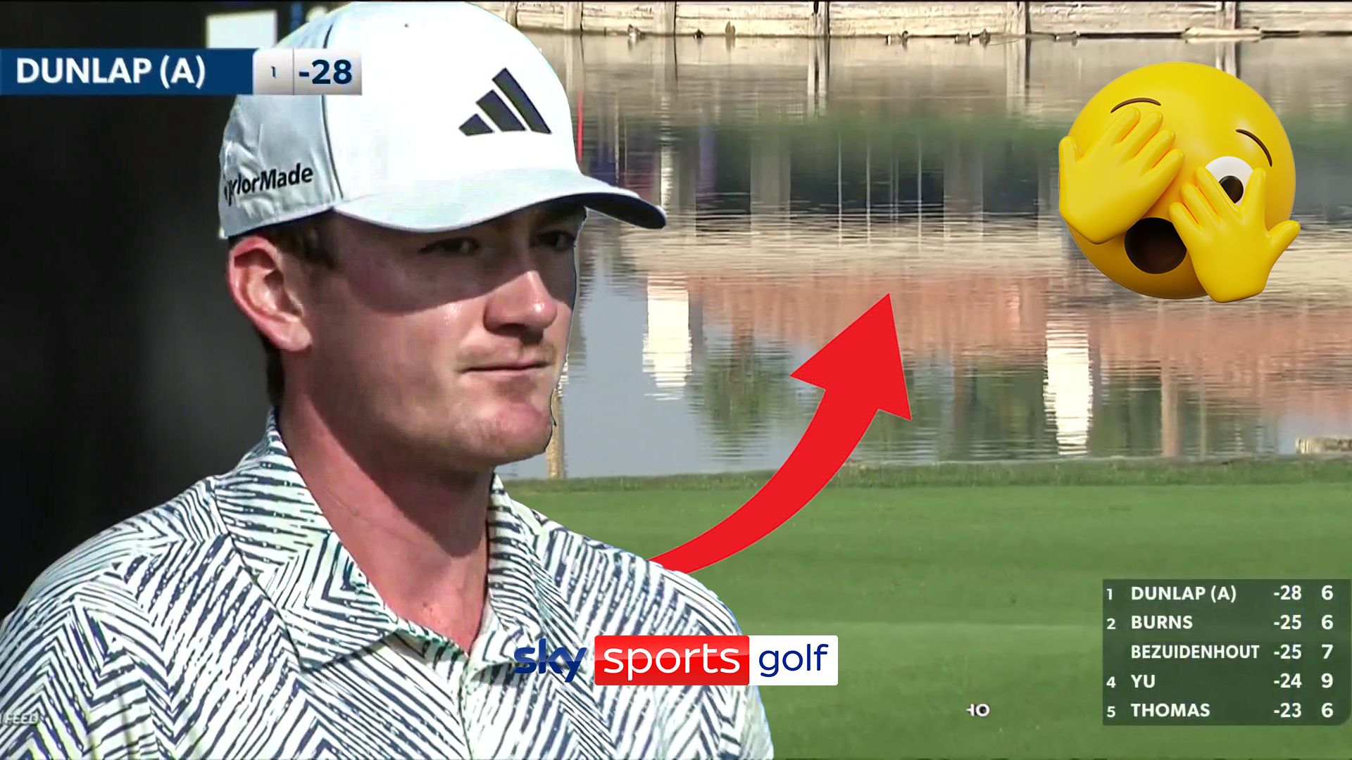 'Are we seeing chinks in his armour?' | Dunlap finds water after classy birdie