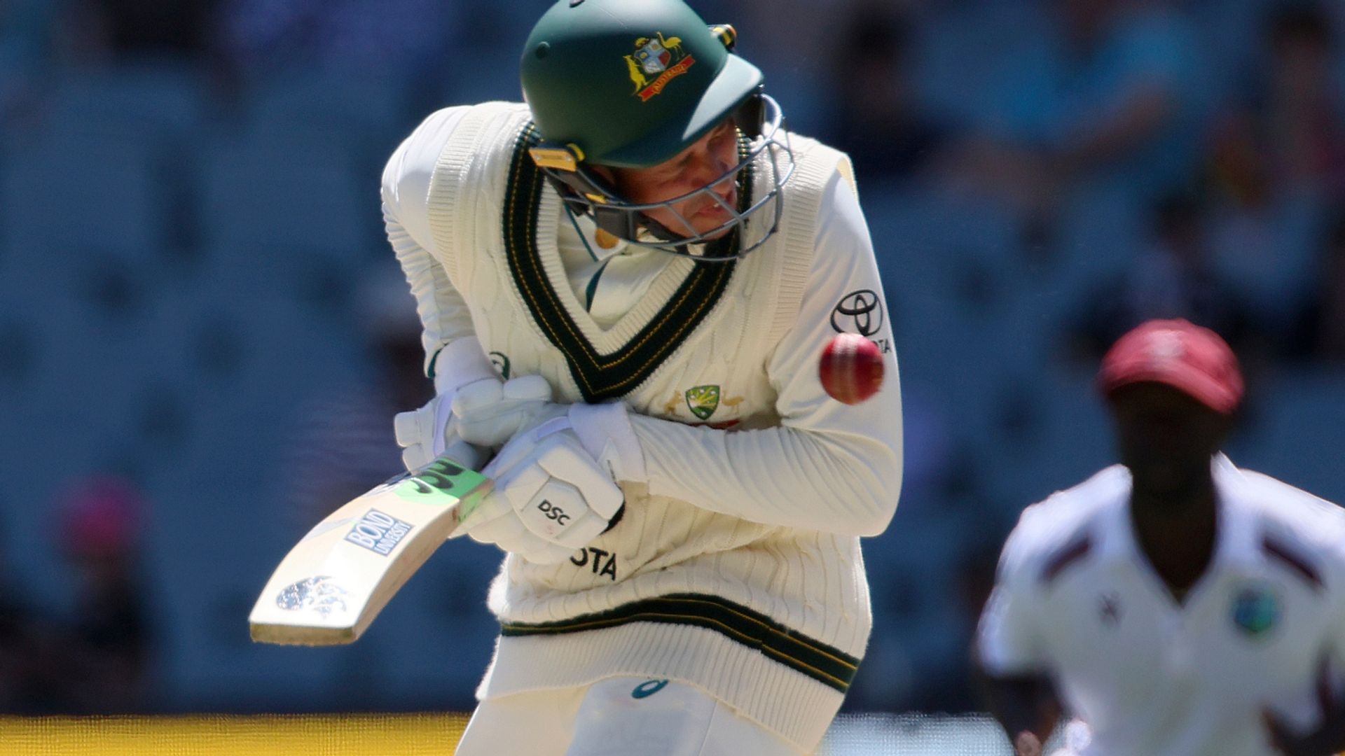 Australia beat West Indies in first Test as Khawaja injured by bouncer
