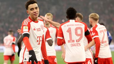 Jamal Musiala produced a brilliant performance, scoring twice as Bayern claimed victory