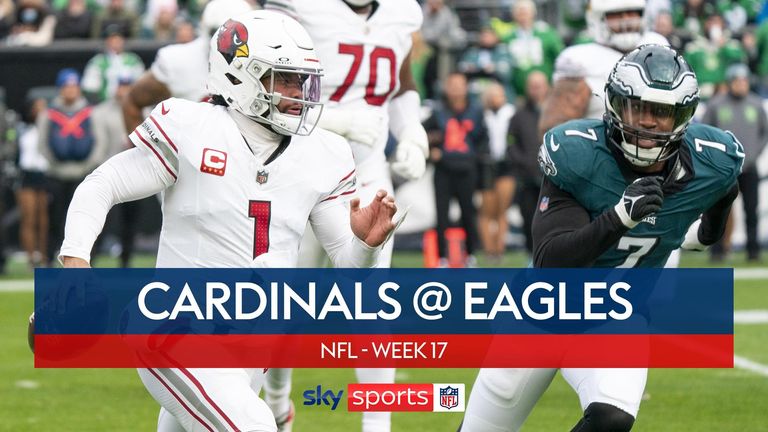 Lo más destacado del choque entre los Arizona Cardinals y los Philadelphia Eagles en la Semana 17 de la temporada de la NFL.