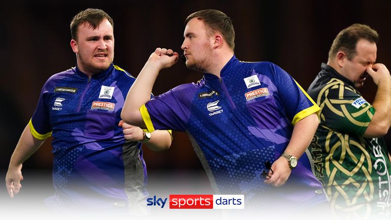All the best moments from Luke Littler in his quarter final clash against Brendon Dolan at the 2024 World Championship.