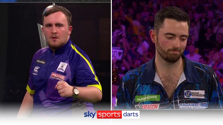 Littler nailed this 122 checkout to the despair of Humphries