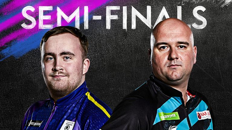 Littler will face Rob Cross in the World Championship semi-finals on Tuesday night