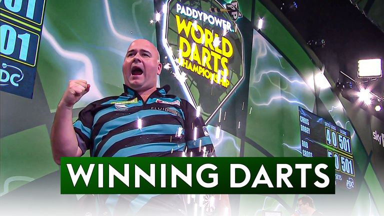 Rob Cross came back from 4-0 down to Chris Dobey to complete a 'darting miracle! in the quarter-finals at the World Darts Championship