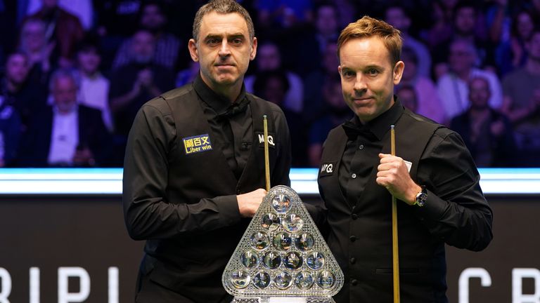 O'Sullivan beat Carter 10-7 in the final of The Masters at Alexandra Palace