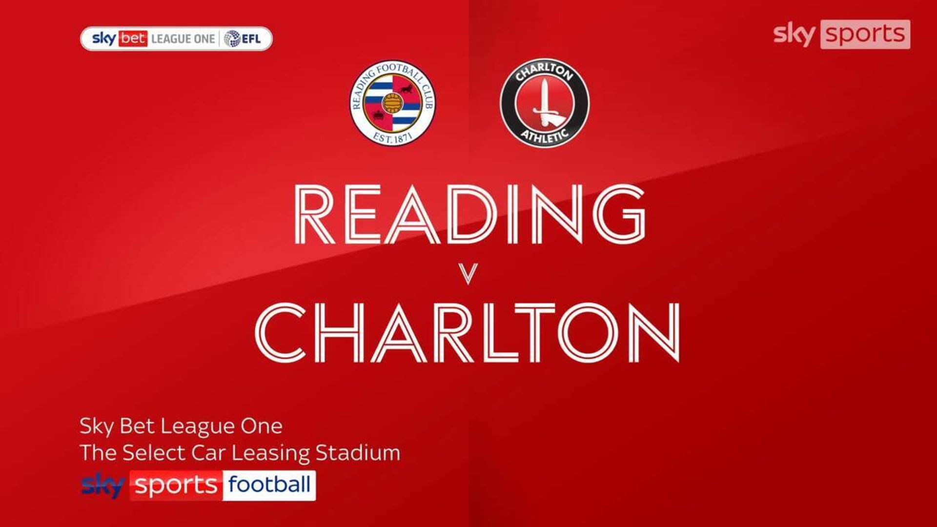 Reading 2-0 Charlton