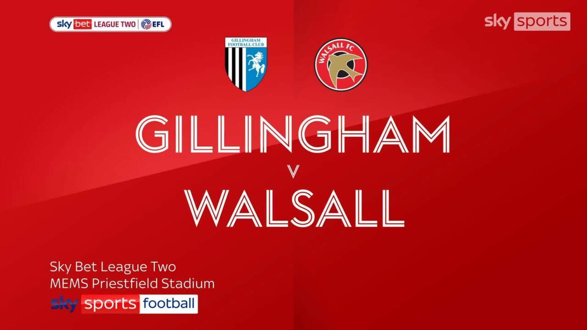 Gillingham 1-1 Walsall