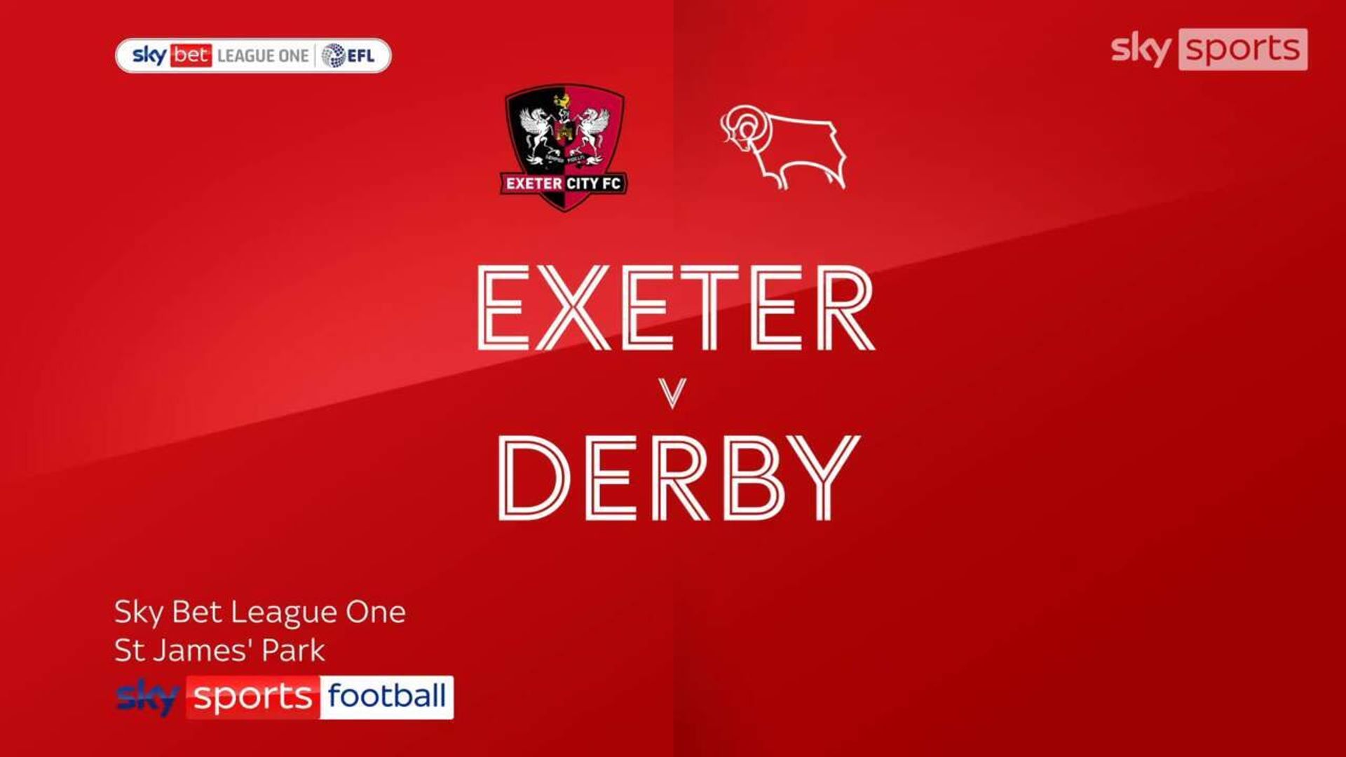 Exeter City 0-3 Derby County
