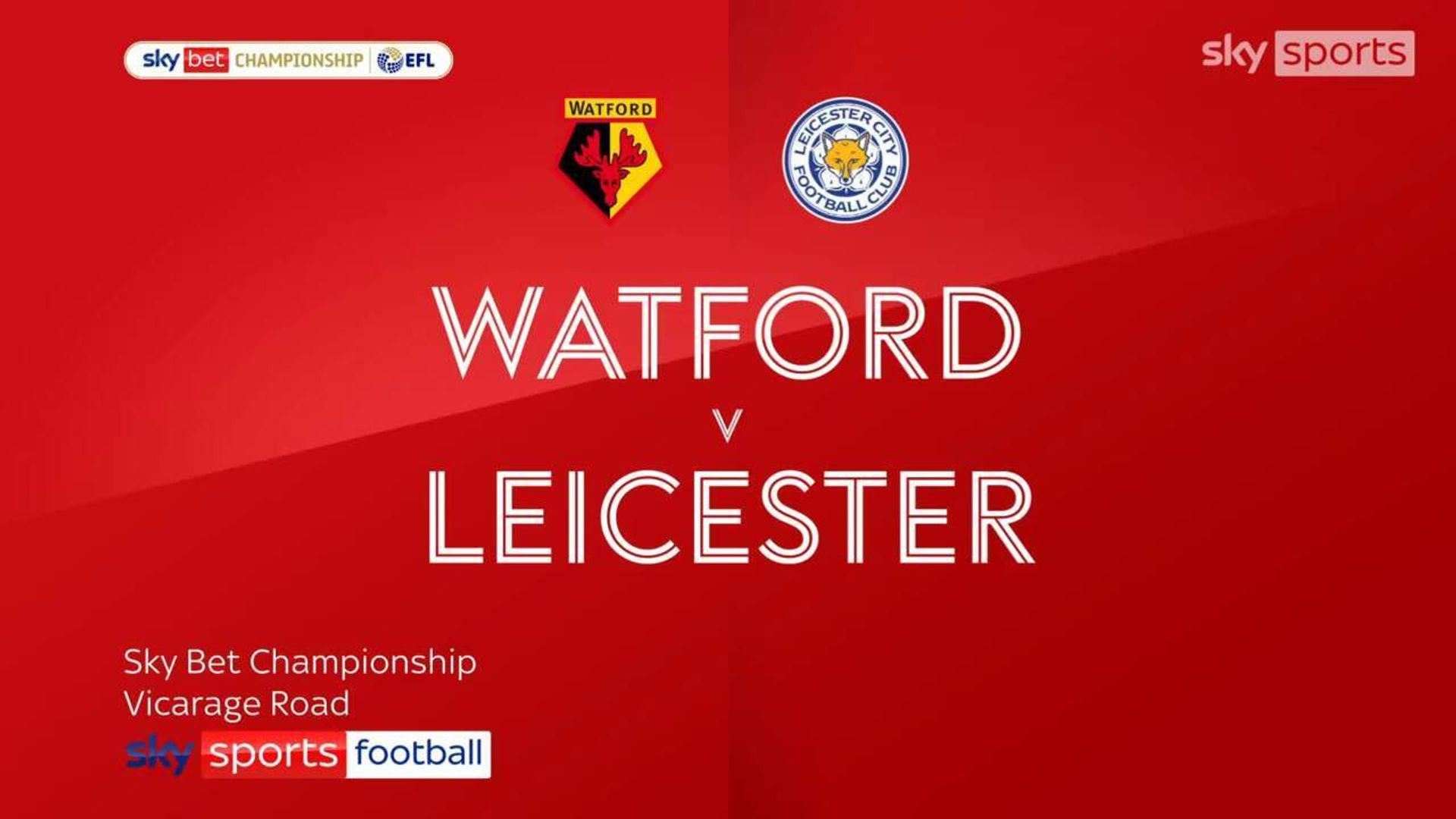Watford 1-2 Leicester 