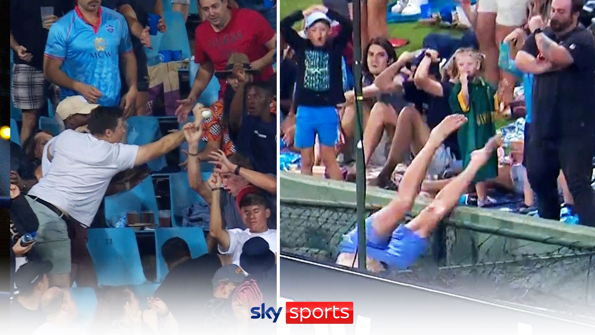 Outrageous crowd catch attempts as Verreynne hits barrage of huge sixes!