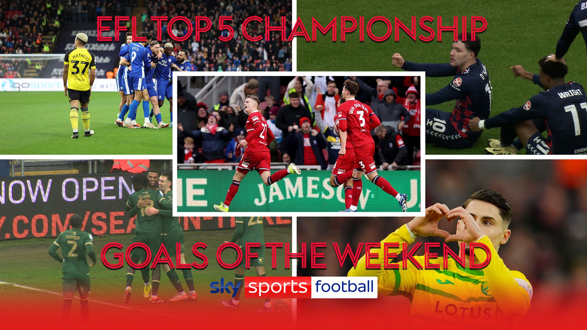 Top 5 EFL Championship Goals Of The Weekend