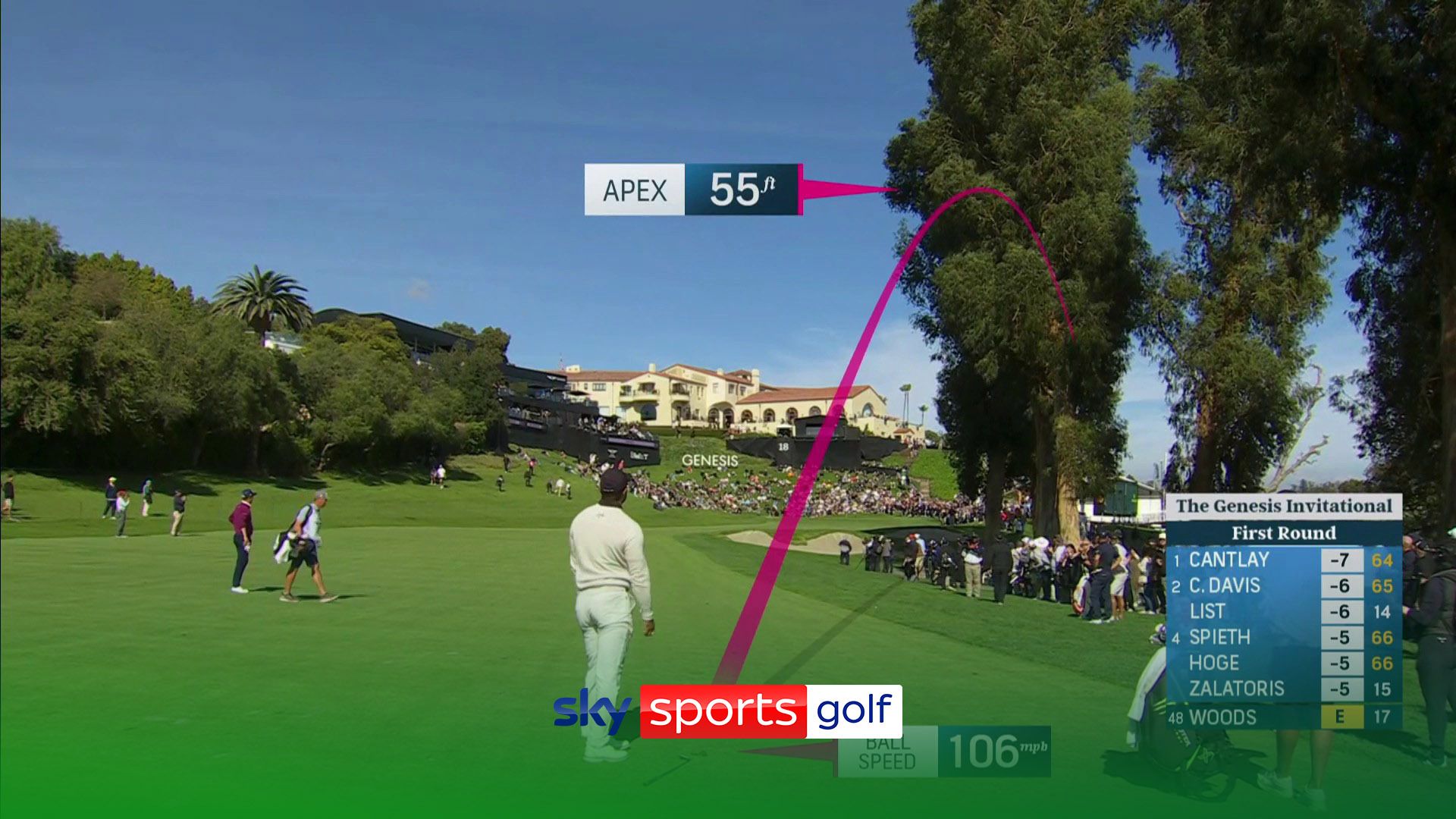 Even the very best do it! Tiger's horrible shank on final hole of the day