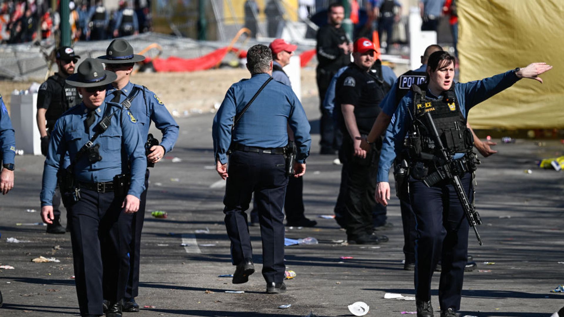 Two charged with murder after shooting at Super Bowl parade