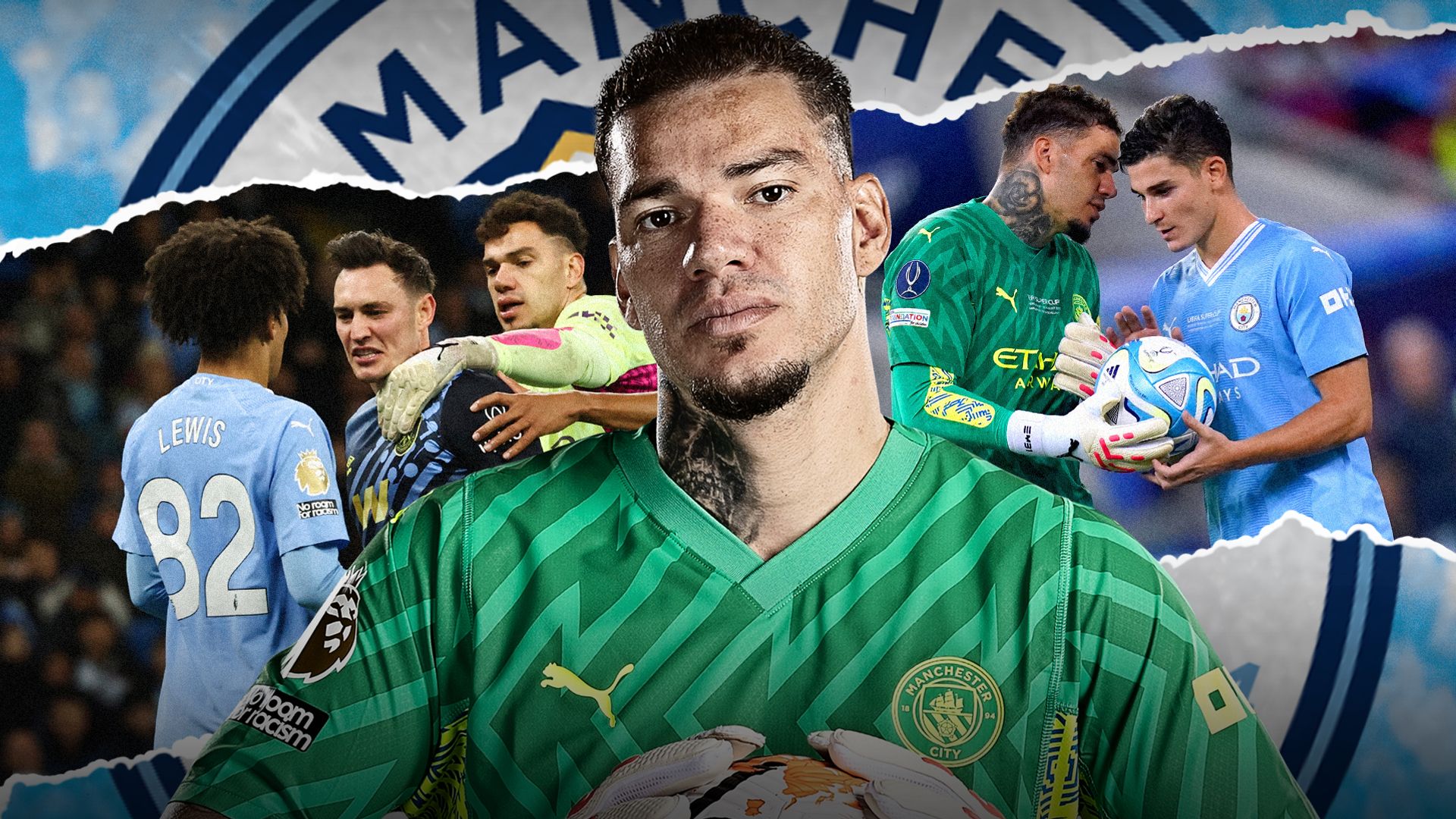 Ederson: Protecting Rico Lewis and becoming a Man City leader