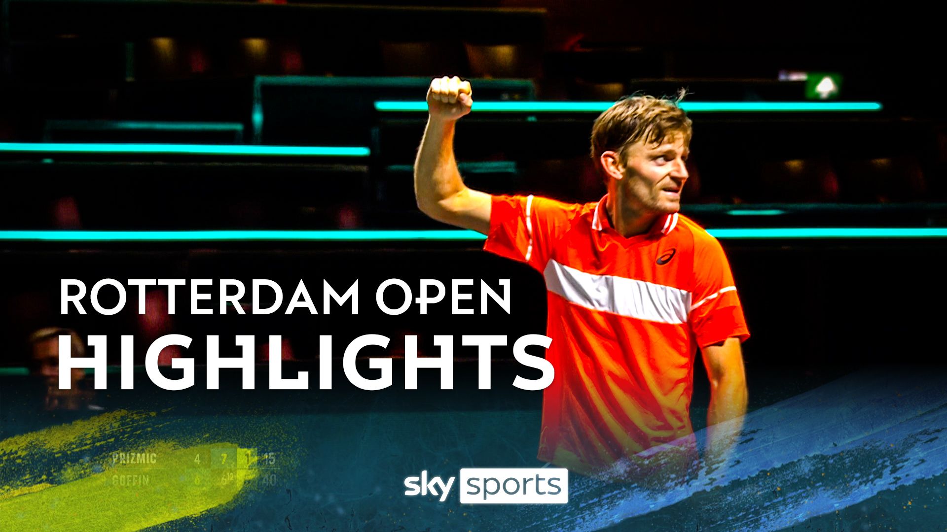 Goffin through to last 16 in Rotterdam after beating Prizmic