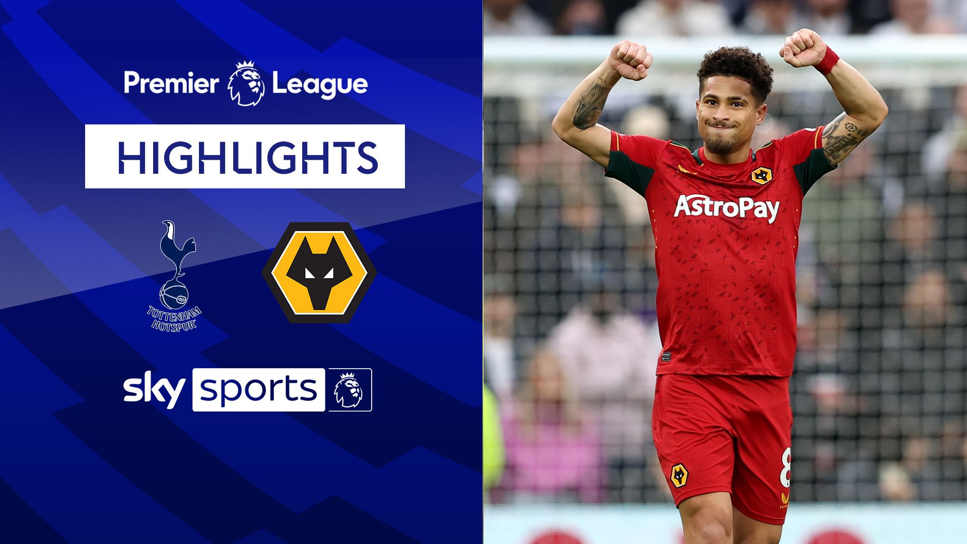 Gomes strikes twice as Wolves shock Spurs