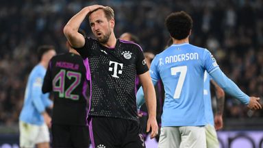 Harry Kane could not prevent Bayern Munich from falling to defeat against Lazio in Italy