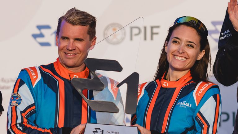 Erik Stark and Anna Glennon of Team Miami qualified in pole, but slipped to second in the race