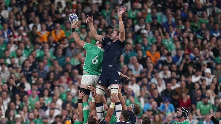 Peter O'Mahony and co produced several defensive turnovers as Scotland came back at Ireland early into the contest