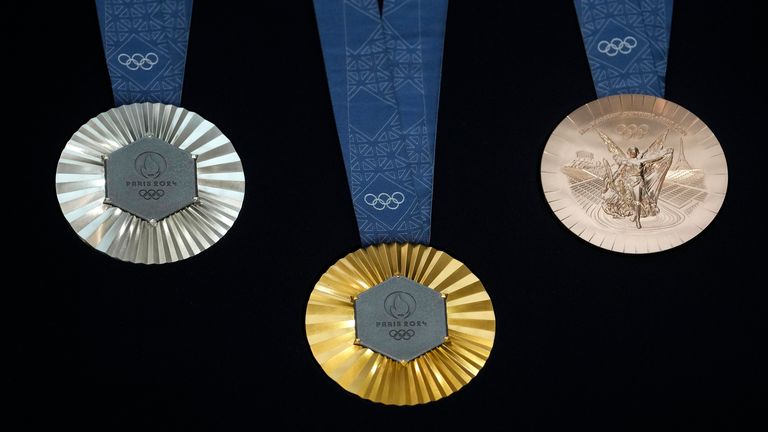 The Paris 2024 Olympic medals have been unveiled
