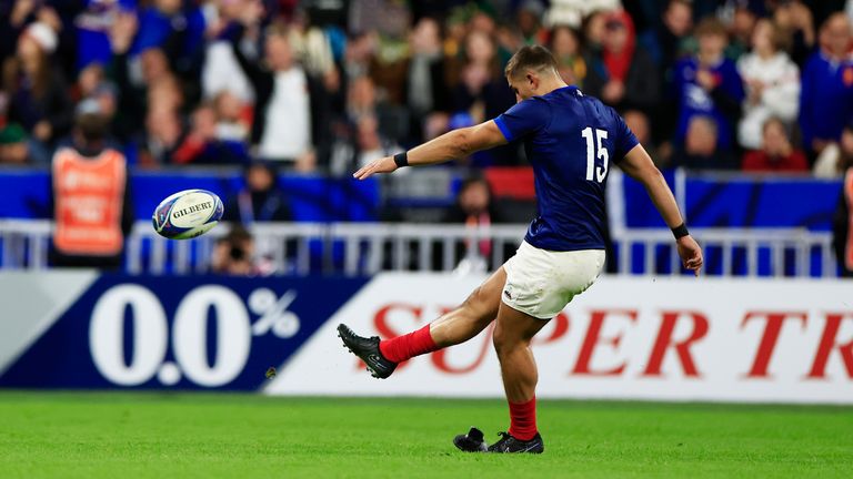 France full-back Thomas Ramos kicked three penalties in the Test, but they proved not enough