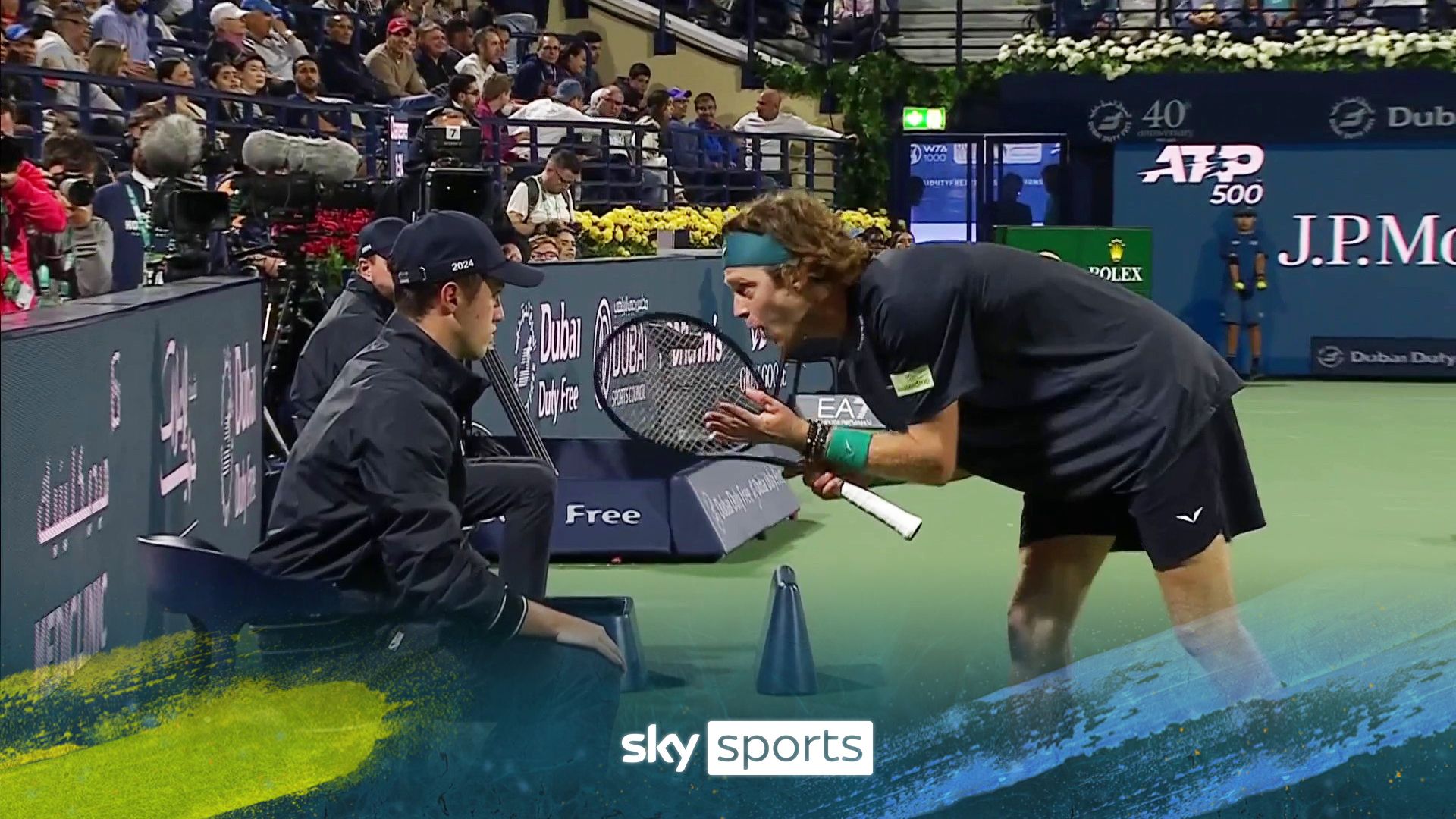 'I am in shock'| Rublev disqualified for screaming at line judge