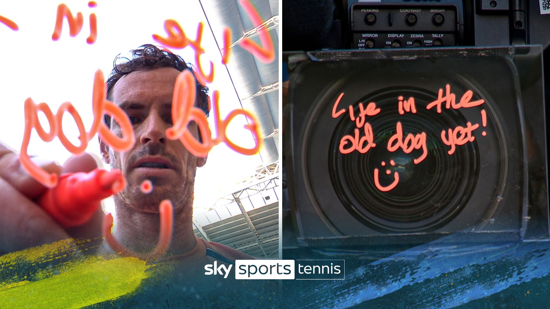Murray's winning moment - and message to tennis world!