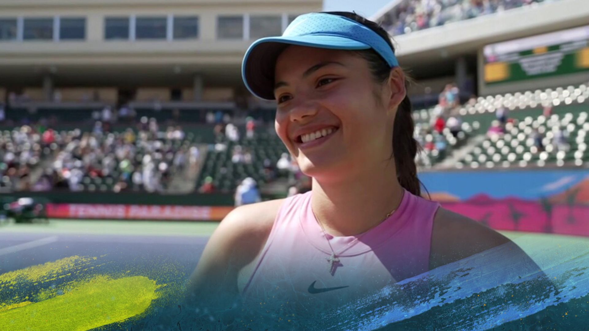 Raducanu feeling the love in Indian Wells! | 'Very happy to be back'