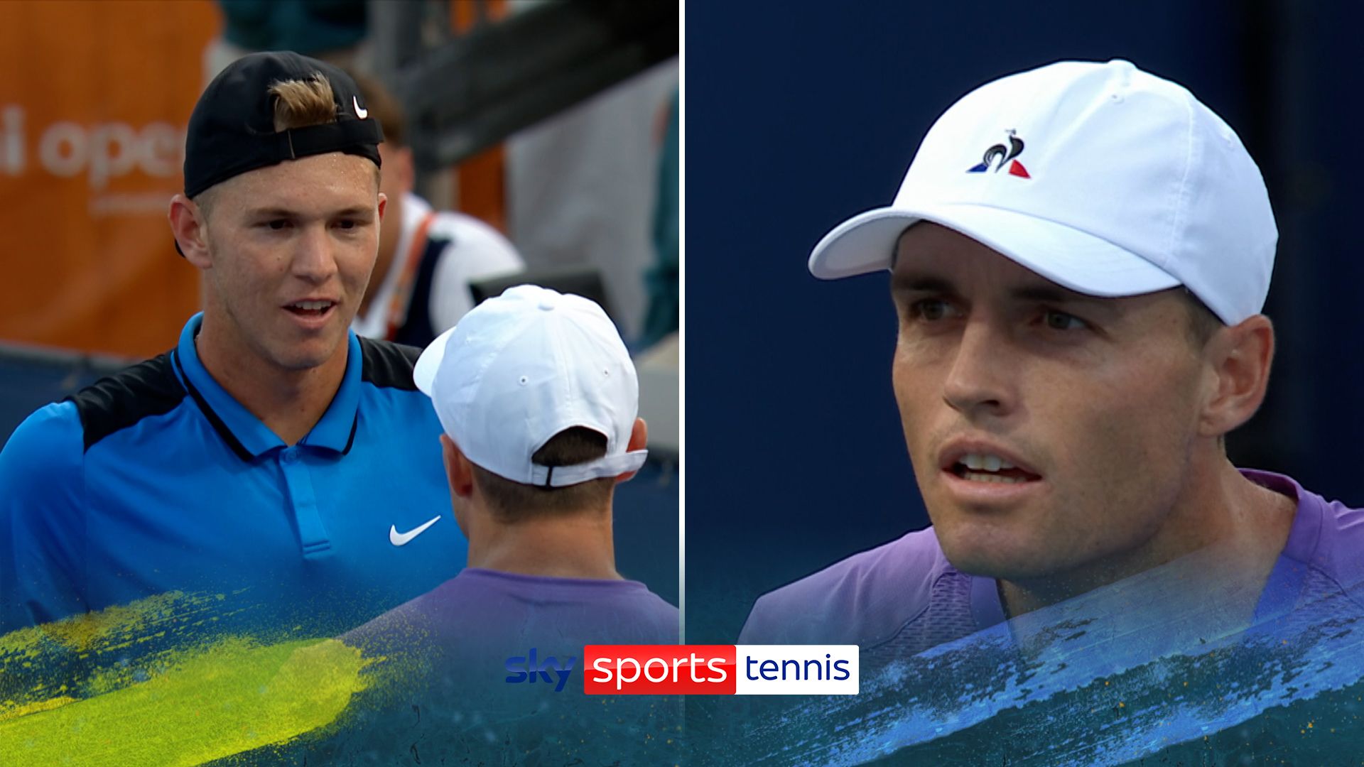'Right before I serve, you're yelling' | Damm and O'Connell confront each other