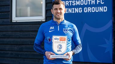 Mousinho was named Sky Bet League One Manager of the Month for a second time in February