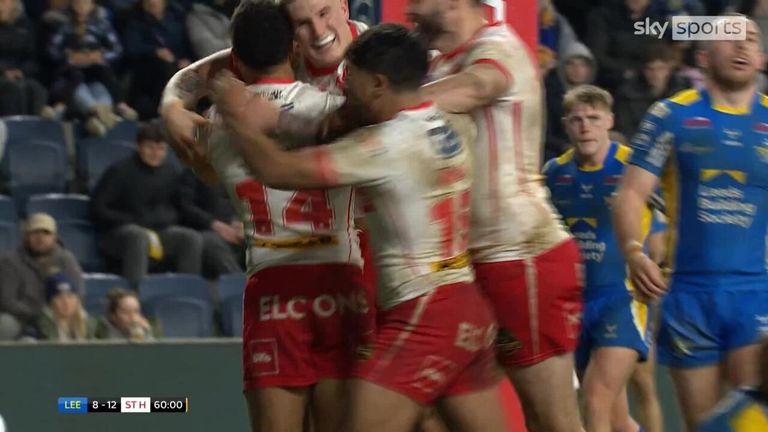 Moses Mbye sold a brilliant dummy to the Leeds defence to go under the posts for a second try in three minutes