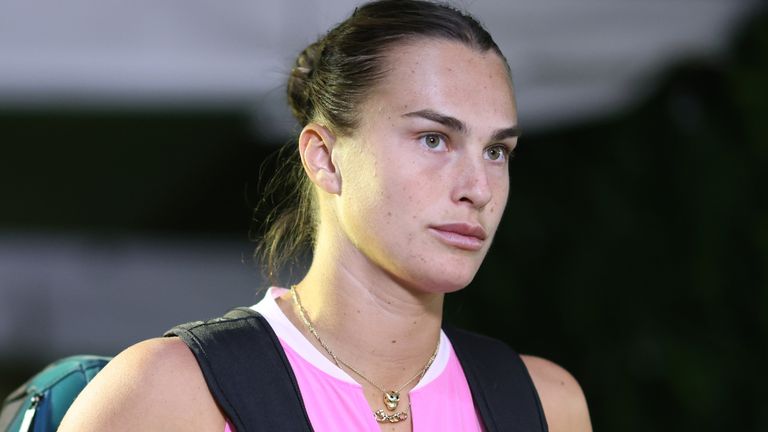 Aryna Sabalenka had been set to play at the Miami Open this week