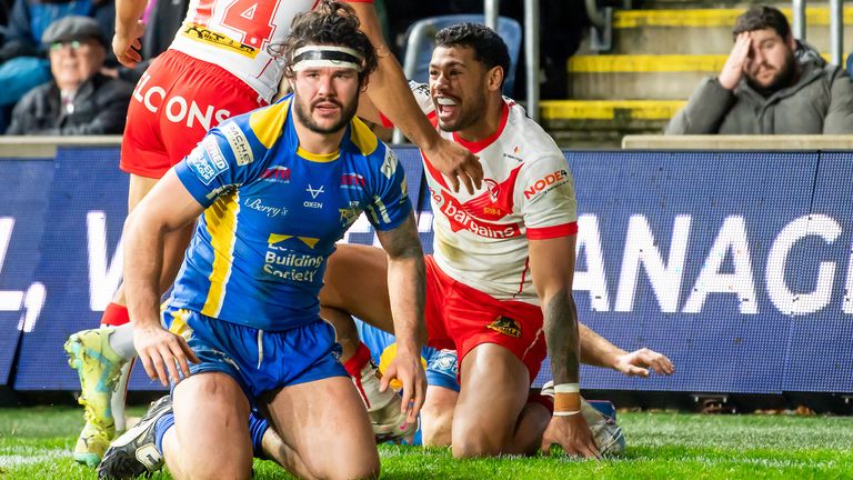 Waqa Blake hit back with a crucial try for St Helens against the run of play in the first half 