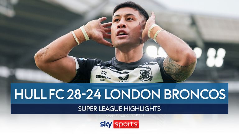 Highlights of Hull FC's win over London Broncos in Super League
