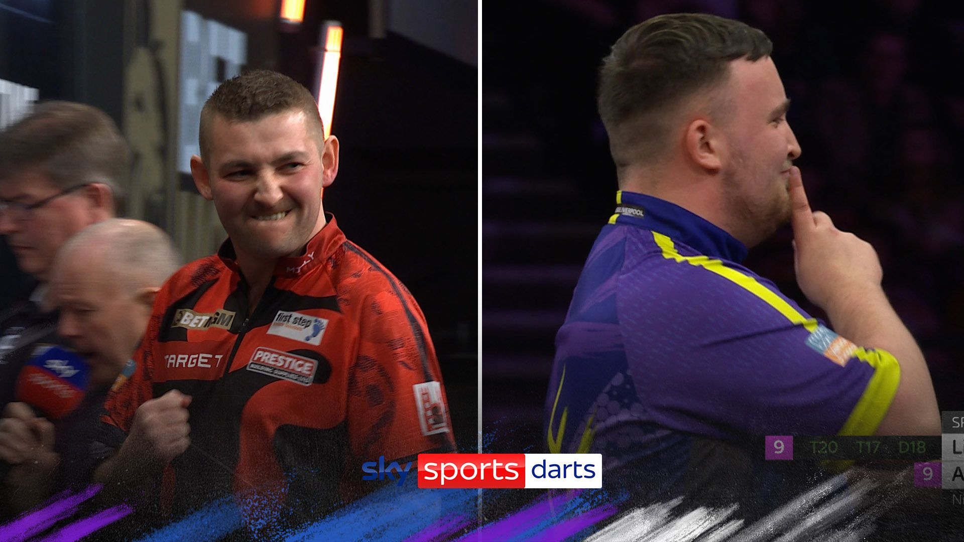 Littler and Aspinall wow crowd with nine perfect darts between them!