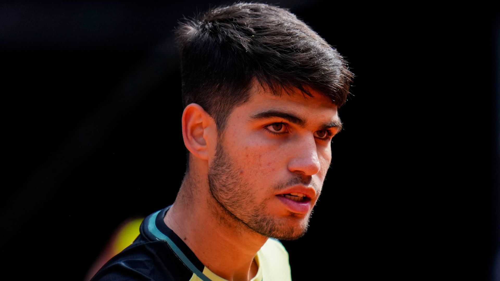 Alcaraz in Wednesday's Madrid Open action, live on Sky