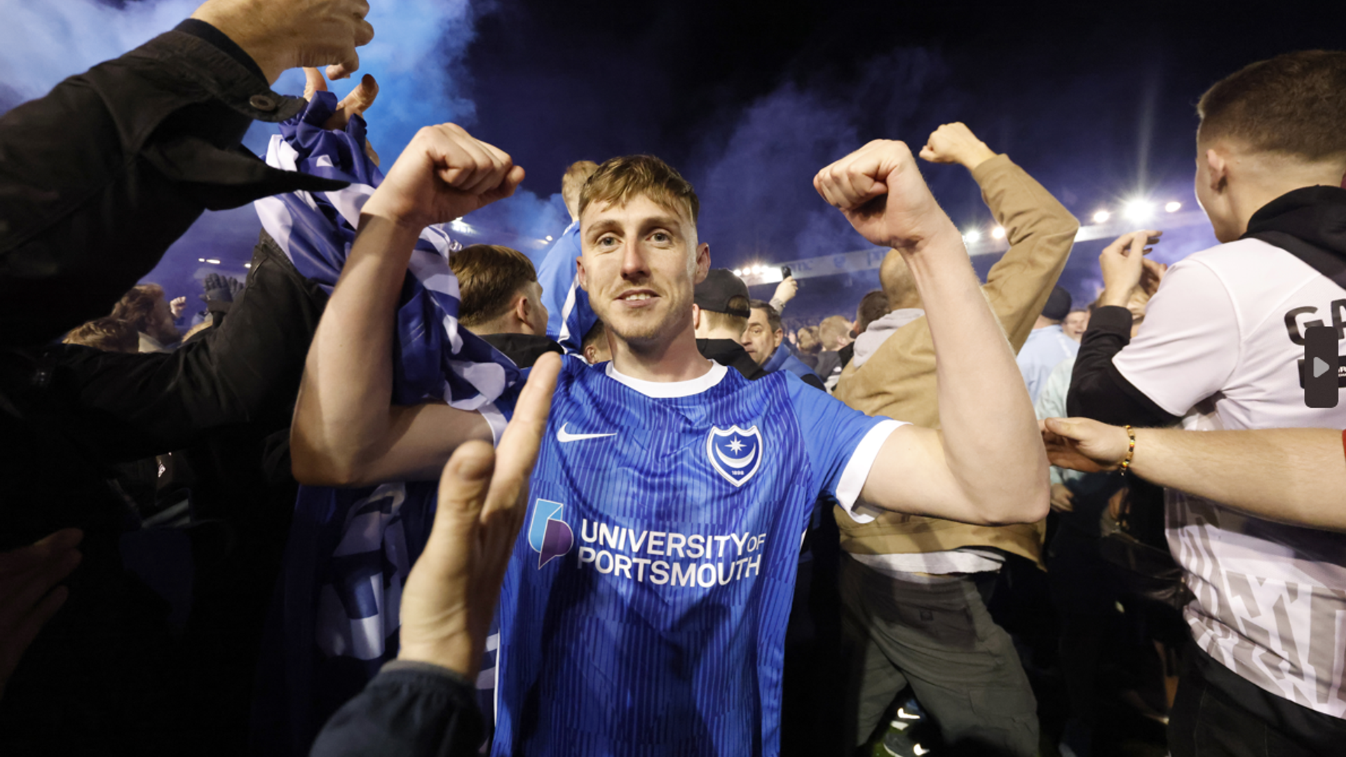 Portsmouth seal promotion to Championship in five-goal thriller