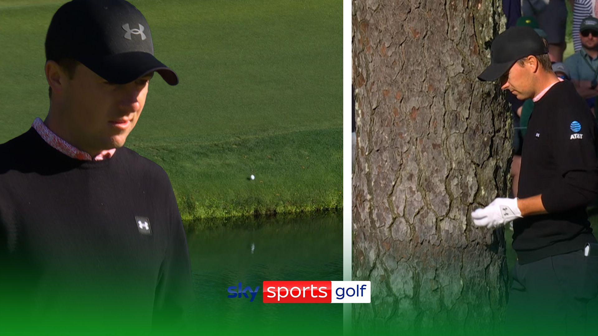Spieth's nightmare nine! | 2015 champion hits quadruple bogey on 15th!
