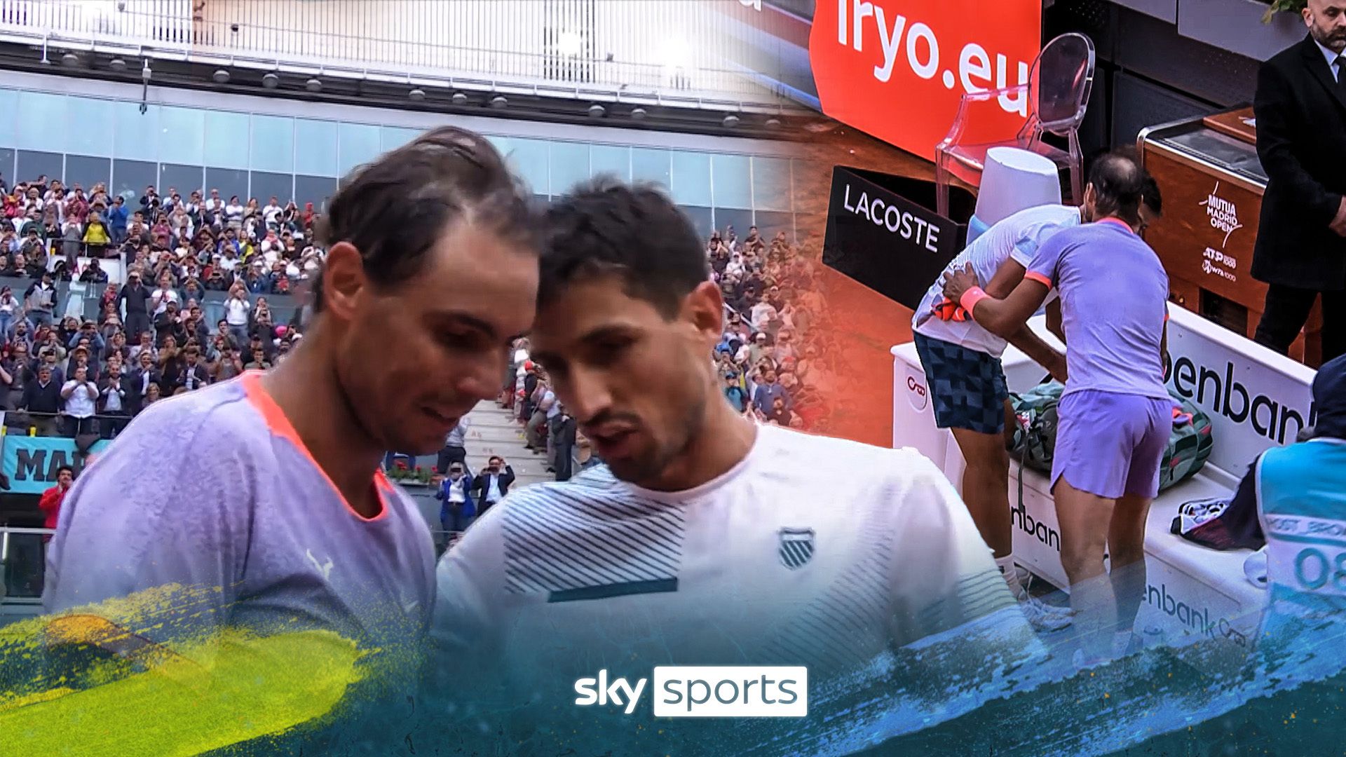 Shirt swaps in... tennis? Has Nadal's beaten opponent started a trend?