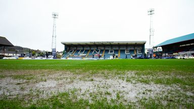 Dundee's match against Rangers will be moved away from Dens Park if the pitch is not playable