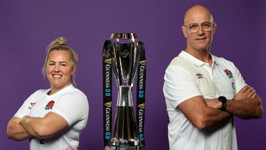 Red Roses captain Marlie Packer and head coach John Mitchell seek a Women's Six Nations Grand Slam in France on Saturday