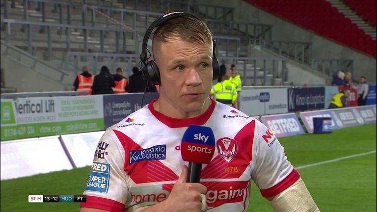 Jonny Lomax felt St Helens 'reset' at half time to turn the game against Huddersfield Giants and take the win.